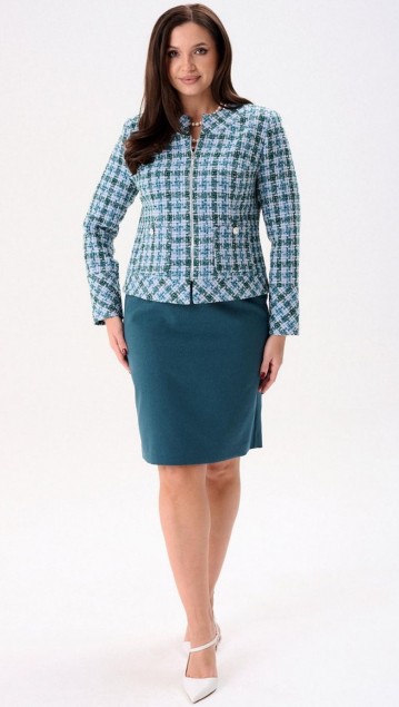 MisLana Костюм 11006 Морская волна фото 3 MisLana Костюм 11006 Морская волна фото 3