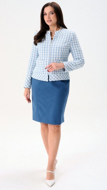 MisLana Костюм 11006 Голубой фото 6 MisLana Костюм 11006 Голубой фото 6