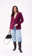 MisLana Жакет 804 Бордо фото 2 MisLana Жакет 804 Бордо фото 2