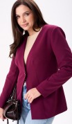 MisLana Жакет 804 Бордо фото 3 MisLana Жакет 804 Бордо фото 3