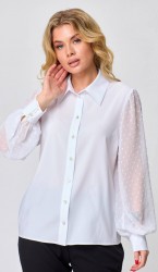  Блузка 4025 белая Ниагара