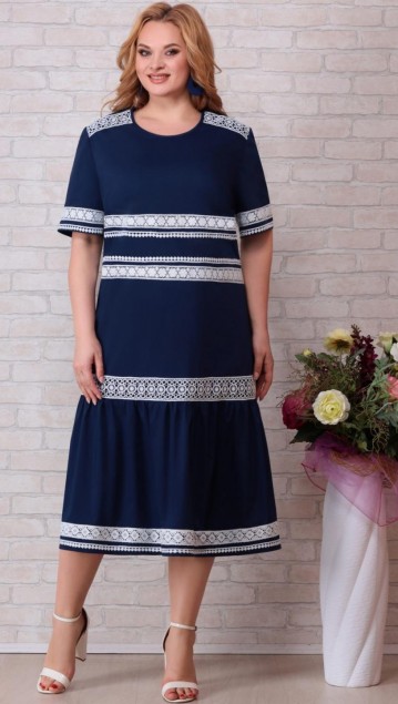 Aira-Style Платье 833 Темно-синий 
