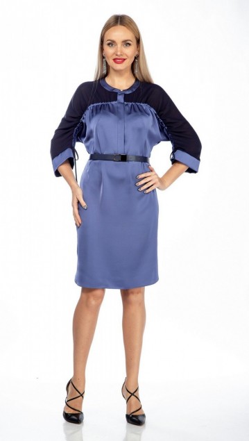 ALANI collection Платье 1846 Дымчато-голубой 