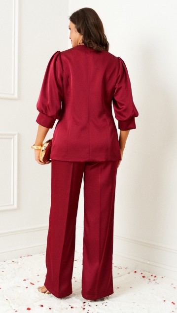 Beautiful&Free Костюм 6382 бордо фото 5