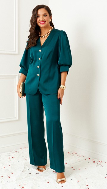 Beautiful&Free Костюм 6382 изумруд 