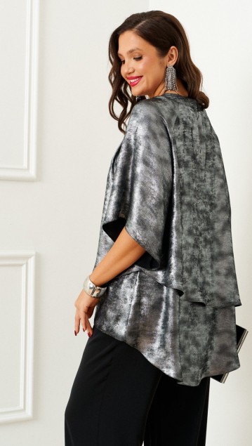 Beautiful&Free Комплект 6409 черный-серебро фото 5