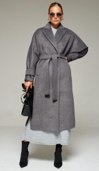  Пальто 7011 графит