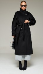  Пальто 7012 черный