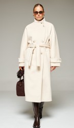  Пальто 7012 молочный