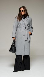  Пальто 7022 серый