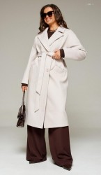  Пальто 7025 бежевый