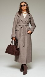  Пальто 7030 кофейный