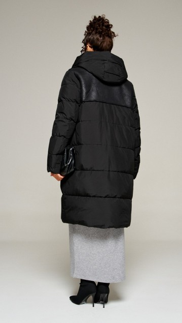 Beautiful&Free Пальто 8011 черный фото 6