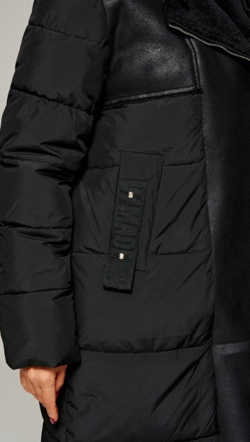 Beautiful&Free Пальто 8011 черный фото 4