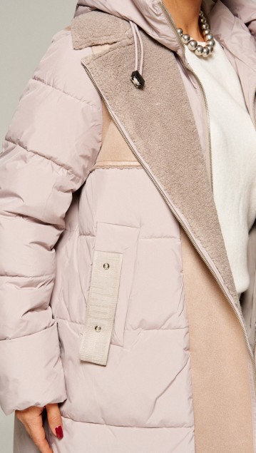 Beautiful&Free Пальто 8011 песочный фото 5