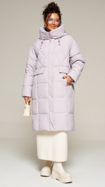 Beautiful&Free Пальто 8016 светло-серый 