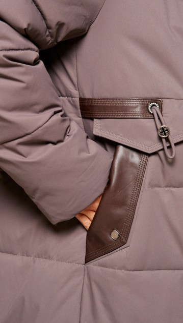 Beautiful&Free Пальто 8019 дымчато-лиловый фото 4