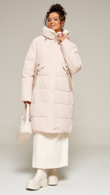 Beautiful&Free Пальто 8019 песочный 