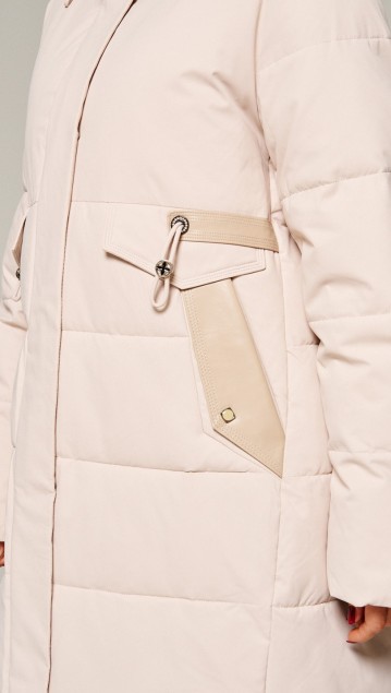 Beautiful&Free Пальто 8019 песочный фото 4