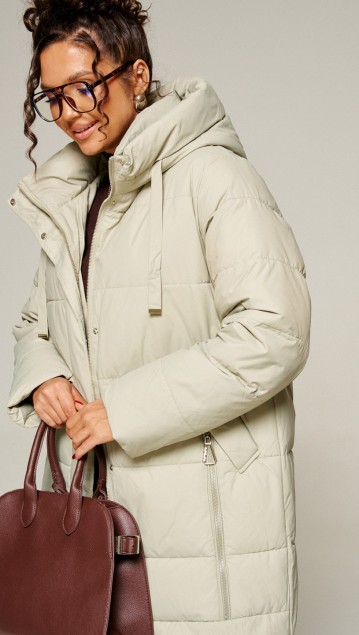 Beautiful&Free Пальто 8022 фисташка фото 4