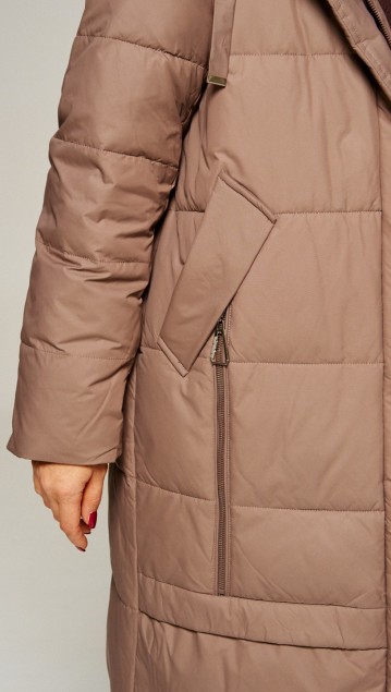 Beautiful&Free Пальто 8022 какао фото 4