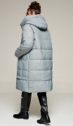 Beautiful&Free Пальто 8022 серо-голубой фото 6