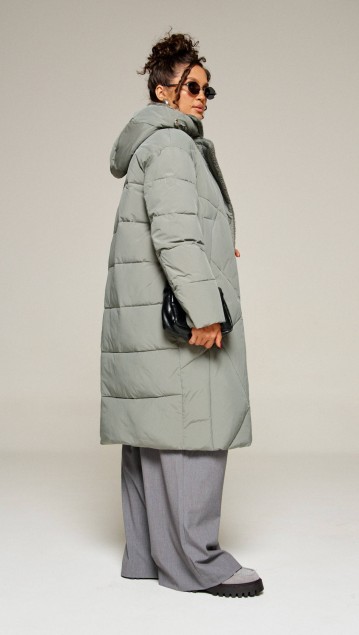 Beautiful&Free Пальто 8024 шалфей фото 5