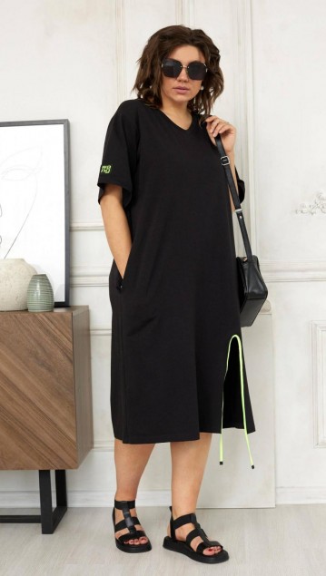 BegiModa Платье 1024 чёрный фото 2