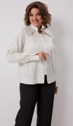 BegiModa Блузка 4135 Сливочный фото 6