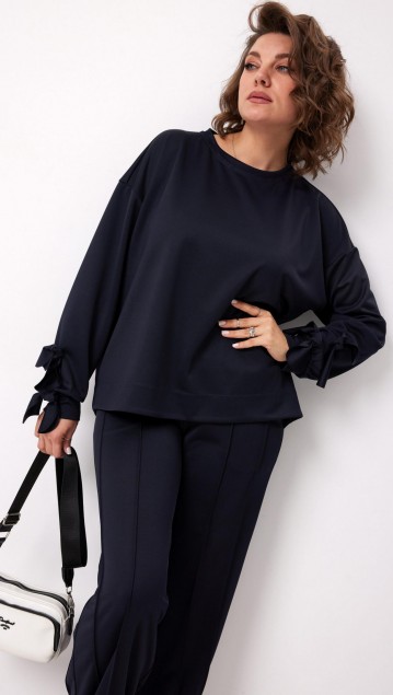 BegiModa Блузка 4139 индиго фото 5