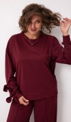 BegiModa Блузка 4139 вишня фото 4