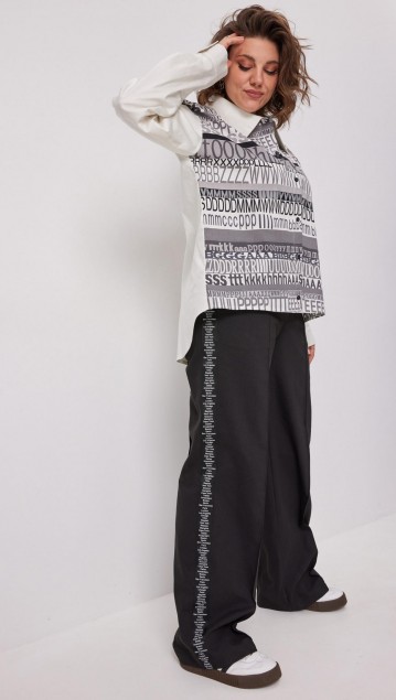 BegiModa Брюки 6069 Чёрный фото 9