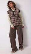 BegiModa Жилет 7019 Виноградная клетка фото 3