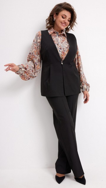 BegiModa Жилет 7020 Чёрный фото 9