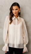BUTER Блузка 3131 Сливочный фото 3