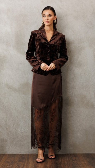 BUTER Юбка 3206 Коричневый фото 3