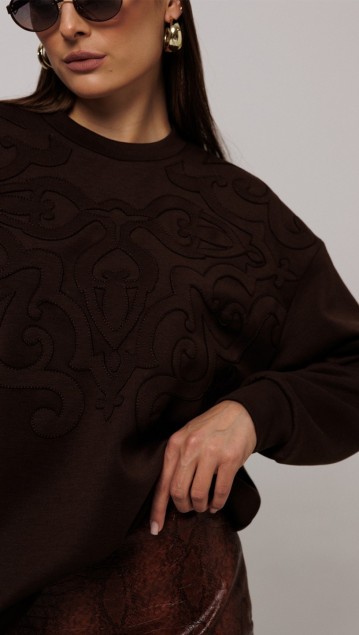 BUTER Джемпер 3214  Коричневый фото 4