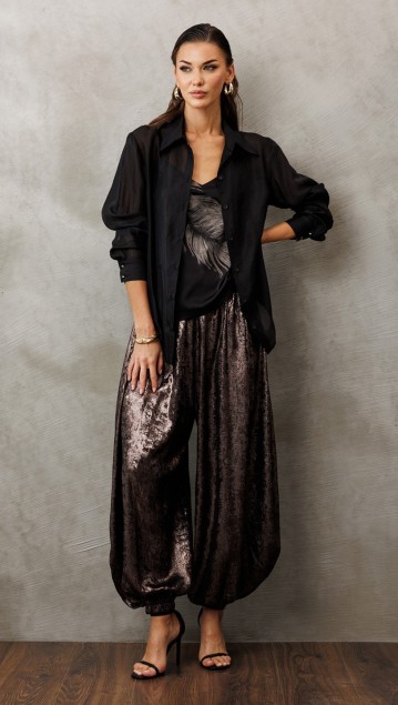 BUTER Блузка 3230 Черный фото 5