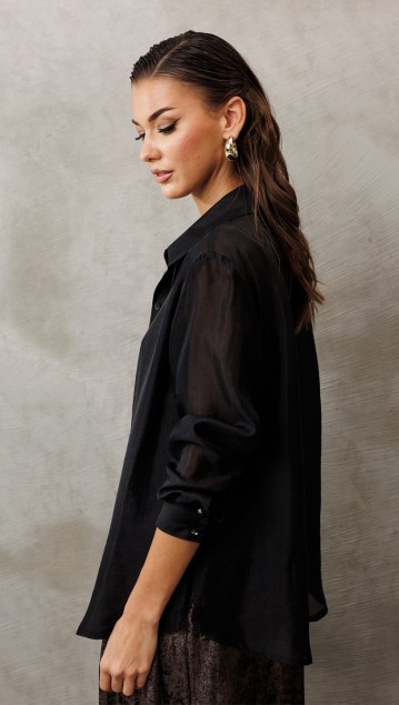 BUTER Блузка 3230 Черный фото 3
