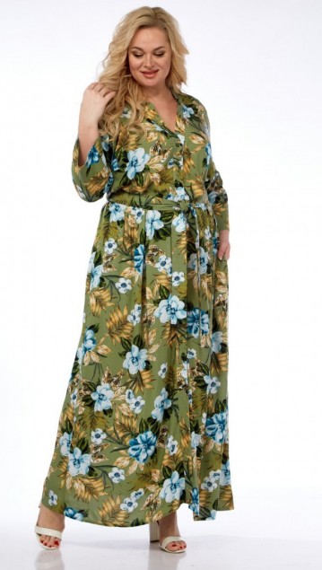 celentano Платье 5003-1 оливковый фото 3