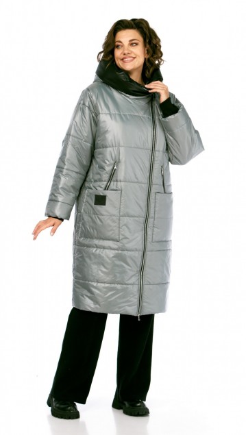 DIAMANT Пальто 2129 Серый фото 2