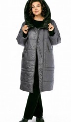  Пальто 2129 Темно-серый