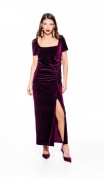 Elletto Платье 1109 Баклажан фото 2