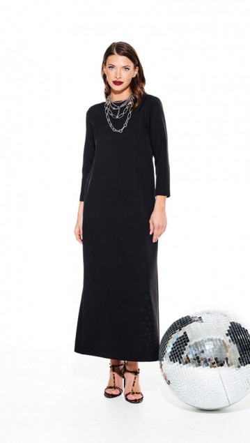 Elletto Платье 1117 Черный фото 5