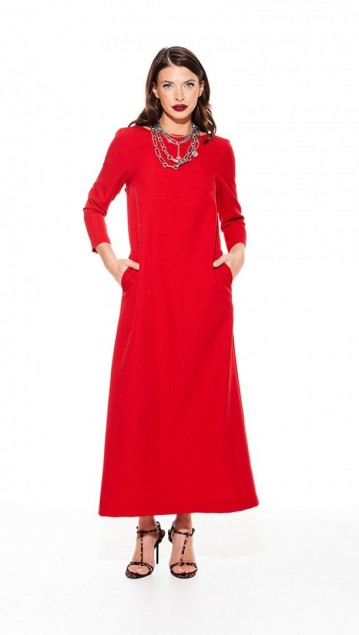 Elletto Платье 1117 Красный фото 2