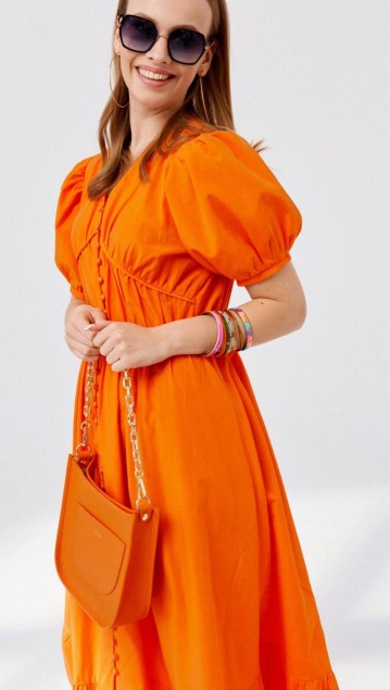 Elletto Платье 1901 Оранжевый фото 2