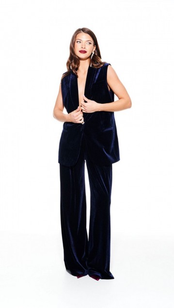 Elletto Жилет 3921 Синий фото 5