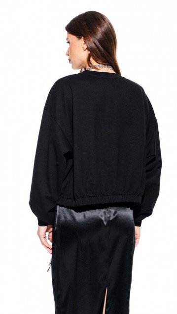 Elletto Джемпер 3929 Черный фото 3