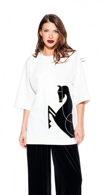 Elletto Джемпер 3937  Молочный 