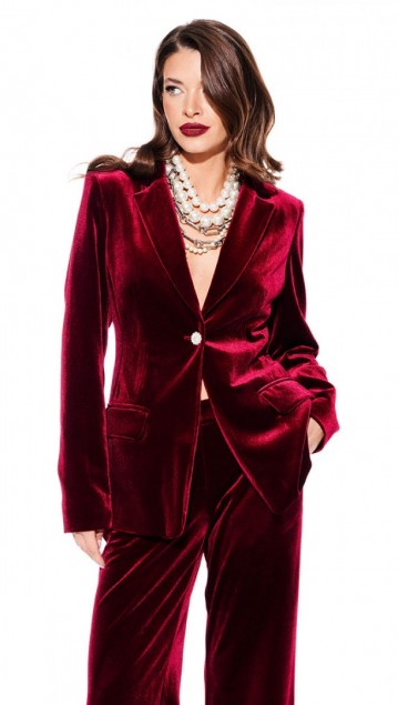 Elletto Костюм 5322 Вишня фото 6